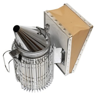 Ahumador grande con protección ultra - acero inoxidable (máx) 28 cm