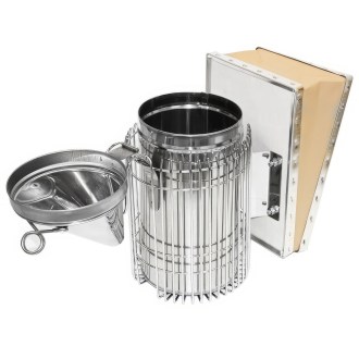 Ahumador grande con protección ultra - acero inoxidable (máx) 28 cm