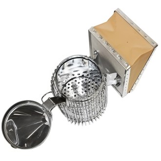 Ahumador grande con protección ultra - acero inoxidable (máx) 28 cm