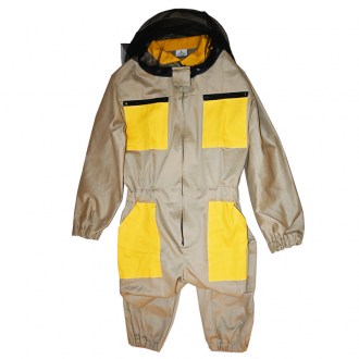 Mono de apicultor con sombrero, beige talla: S-XXXL