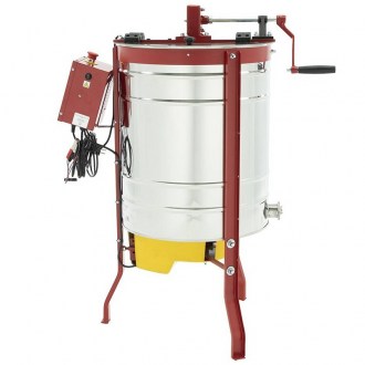 Extractor de miel Lysoň Clasic 3 cuadros manivela + eléctrico 12/230V P50