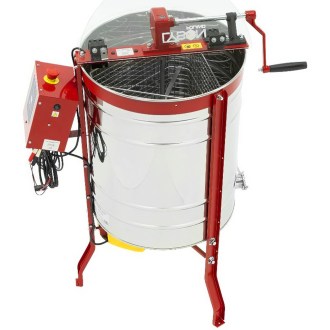 Extractor de miel Lysoň Clasic 3 cuadros manivela + eléctrico 12/230V P50
