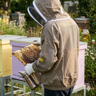 Chaqueta de apicultor con ventilación parcial Elegant Bee talla: S-XXXXL