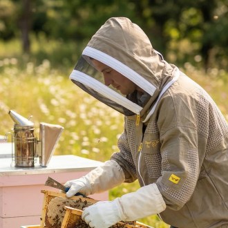Chaqueta de apicultor con ventilación parcial Elegant Bee talla: S-XXXXL