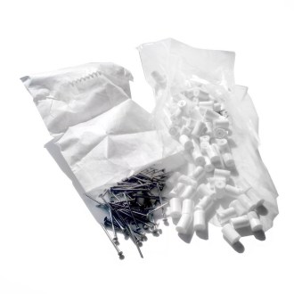 Separadores con clavos - blancos - 100 piezas