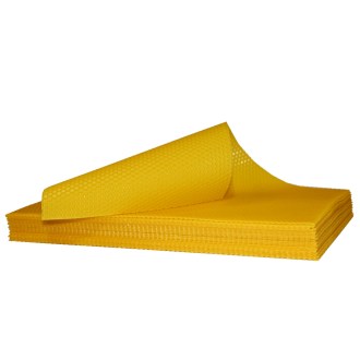 Láminas de cera Langstroth 2/3 (159) - 424x136 mm - laminadas en frío