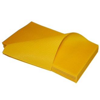 Láminas de cera Langstroth 2/3 (159) - 424x136 mm - laminadas en frío