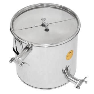 Tanque sedimentador y madurador Mellarius de 50 l con 2 filtros