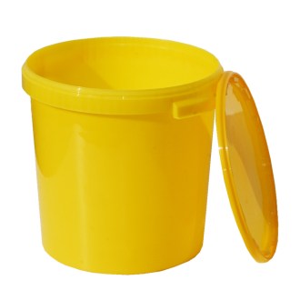 Envase para miel plástico 40 kg / 33 l - amarillo