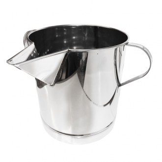 Cubo con vertedor para bajo el extractor de miel 14 kg - acero inoxidable