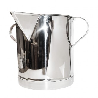 Cubo con vertedor para bajo el extractor de miel 14 kg - acero inoxidable