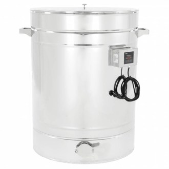 Tanque de extracción y decantación con calentamiento de camisa 200 l 230 V fondo cónico - PREMIUM