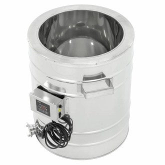 Tanque de extracción y clarificación con calentamiento de camisa 50 l 230 V fondo cónico - PREMIUM