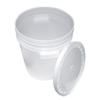 Envase de plástico para miel 35/40 kg blanco
