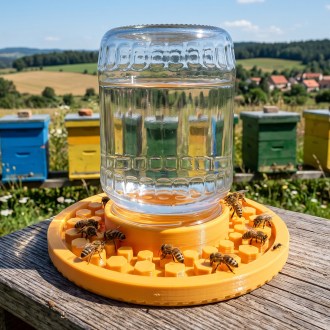 Bebedero para abejas para tarro pequeño diámetro 155