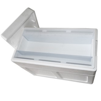 Colmena de poliestireno Langstroth 3/4 con alimentador - 6 cuadros