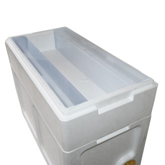 Colmena de poliestireno Langstroth 3/4 con alimentador - 6 cuadros