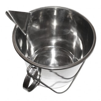 Cubo con grifo para debajo del extractor de miel 15 l - acero inoxidable