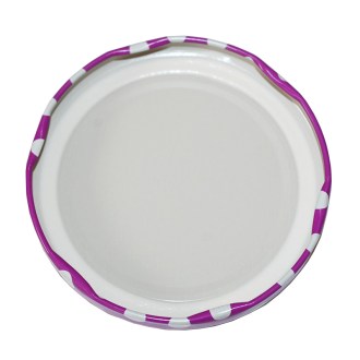 Tapa para tarro TO 82 - Puntos - púrpura