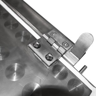 Prensa manual para cera estampada - refrigerada por agua - 420 x 205 mm