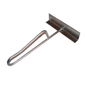 Raspador para limpieza del fondo de la colmena - acero inoxidable - pequeño