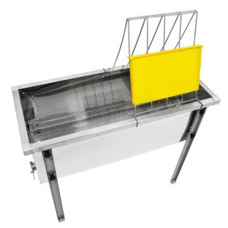 Mesa para desoperculado Lysoň Optima - bandeja de acero inoxidable - P 75 cm Langstroth