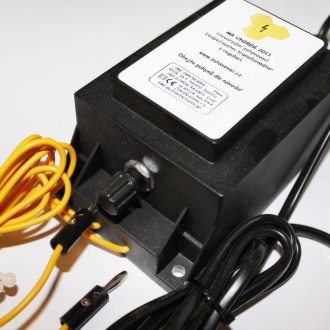Transformador para soldar láminas de cera 12/24V - acero inoxidable/estañado