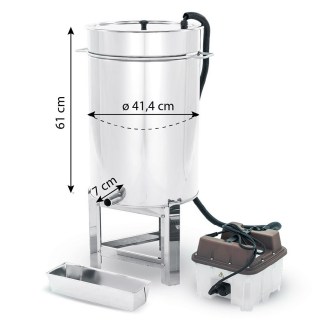 Fundidor de cera inoxidable 70l con generador de vapor - Lysoň