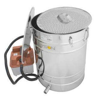 Fundidor de cera de barril 100l con generador de vapor