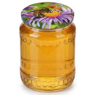 Tapa para frasco TO 82 - Flor violeta - HO19