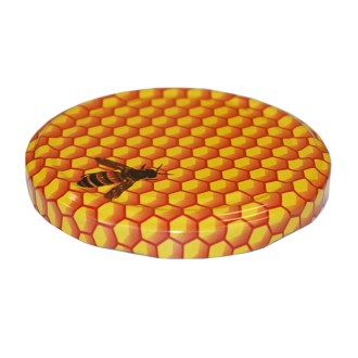Tapa para tarro TO 82 - abeja en panal