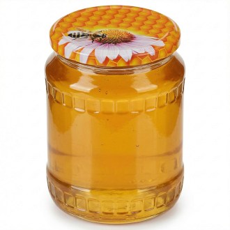 Tapa para frasco TO 82 - abeja en margarita rosa - HO2