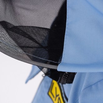 Chaqueta apícola con sombrero - azul - Lysoň, talla: S-XXL