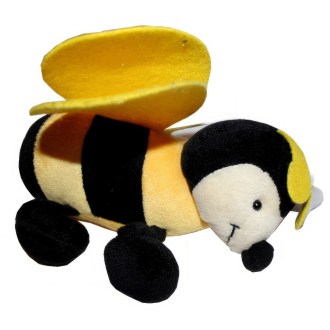 Abeja de peluche Lilly D - 18 cm