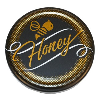 Tapa para frasco TO 82 - Miel - negra - mate - 700 piezas - caja completa - HO12-2