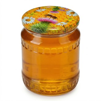 Tapa para frasco TO 82 - abeja y cardo - HO5