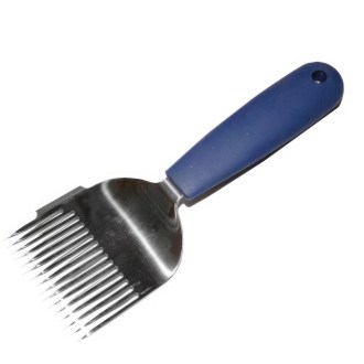Desoperculador recto de acero inoxidable, 16 agujas