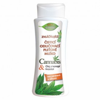 Leche limpiadora desmaquillante suavizante facial CANNABIS 255 ml