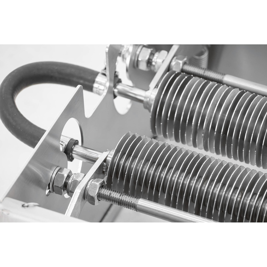 Desoperculador manual de disco para cuadros con generador de vapor 39 × 24 cm