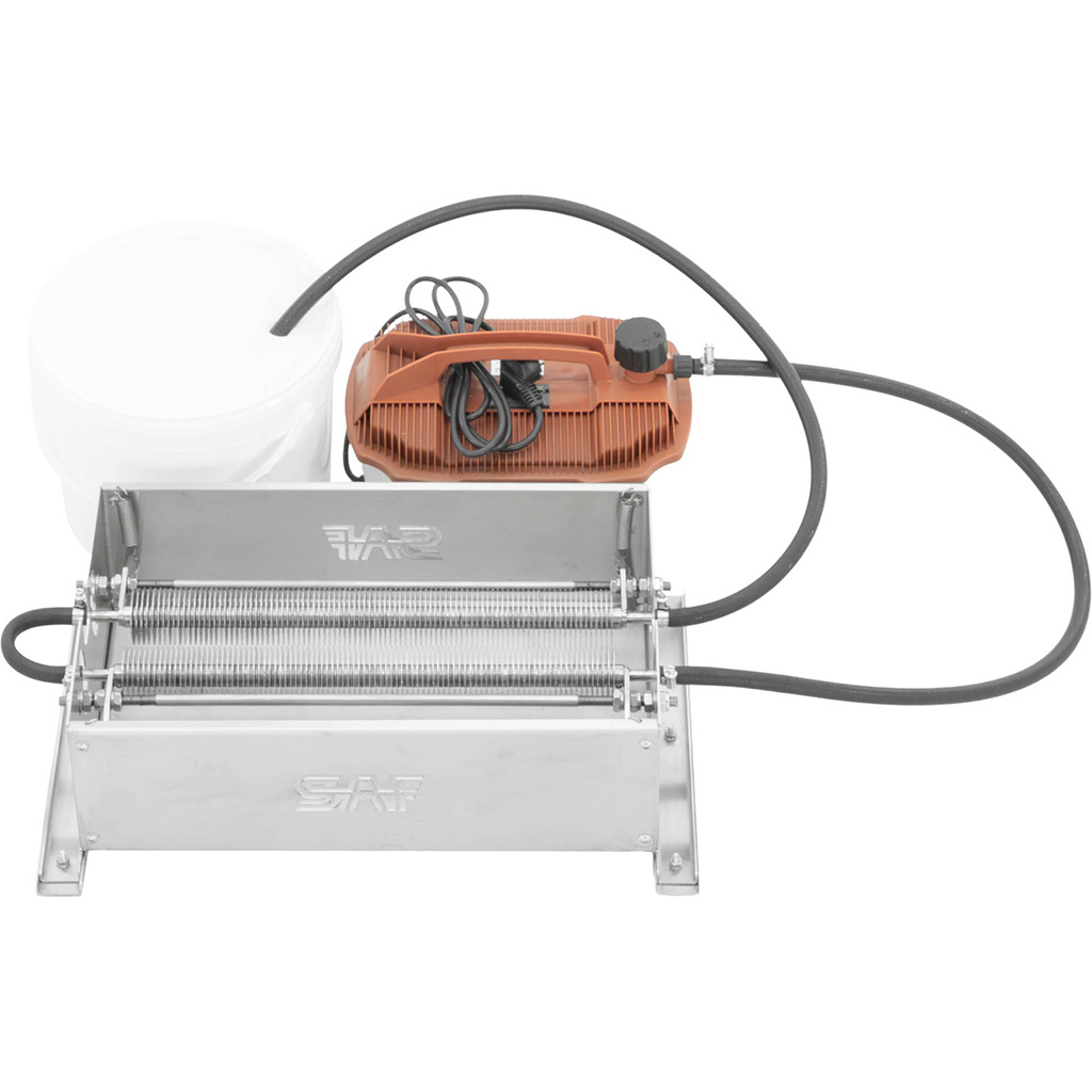 Desoperculador manual de disco para cuadros con generador de vapor 39 × 24 cm