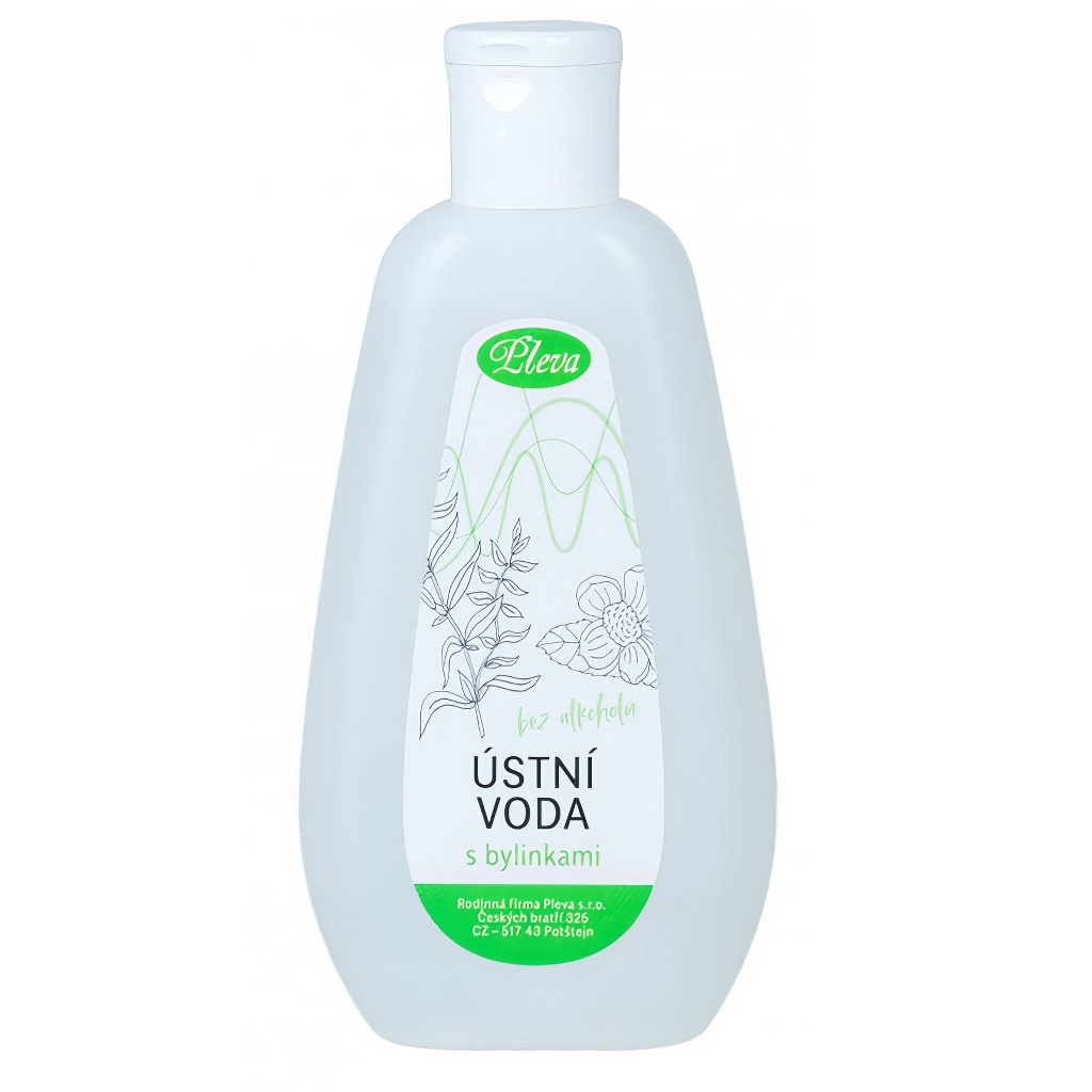 Enjuague bucal Pleva con hierbas, sin alcohol - 200 g