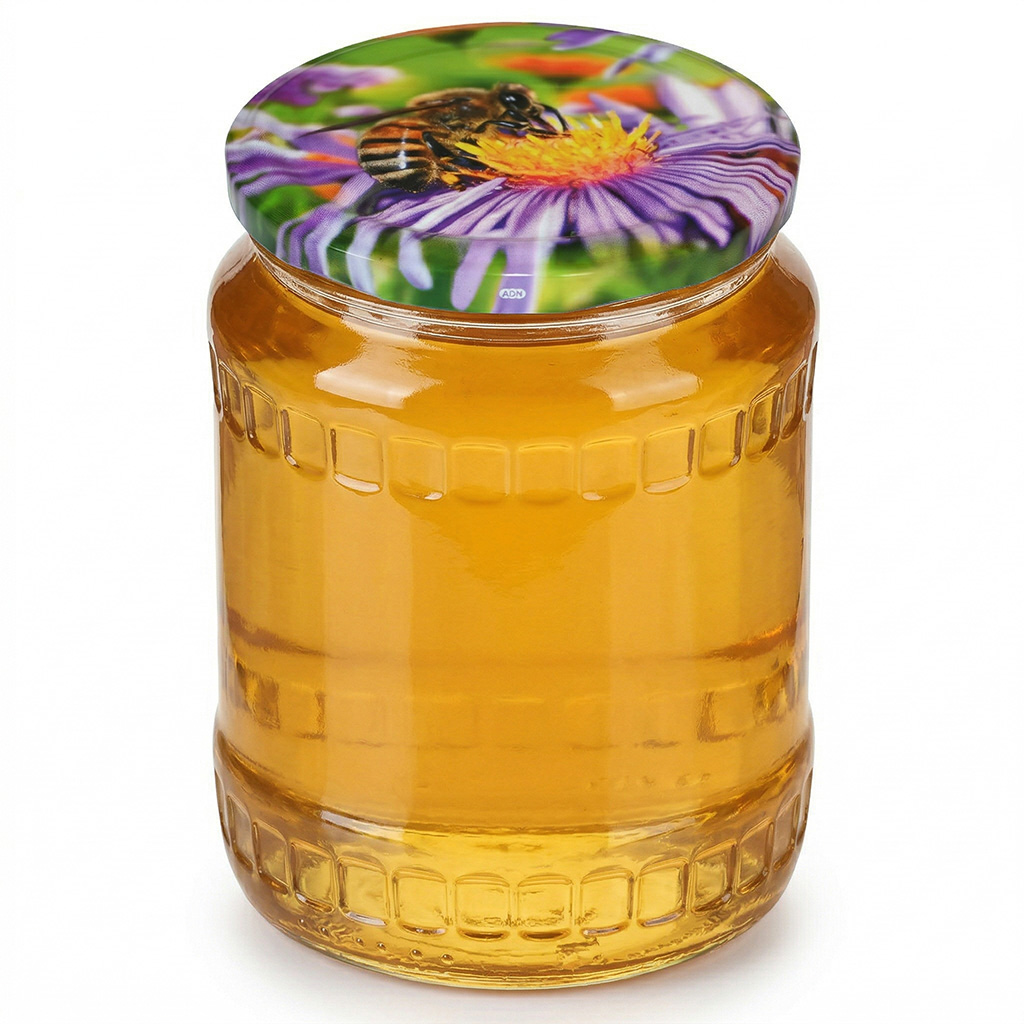 Tapa para frasco TO 82 - Flor violeta - HO19