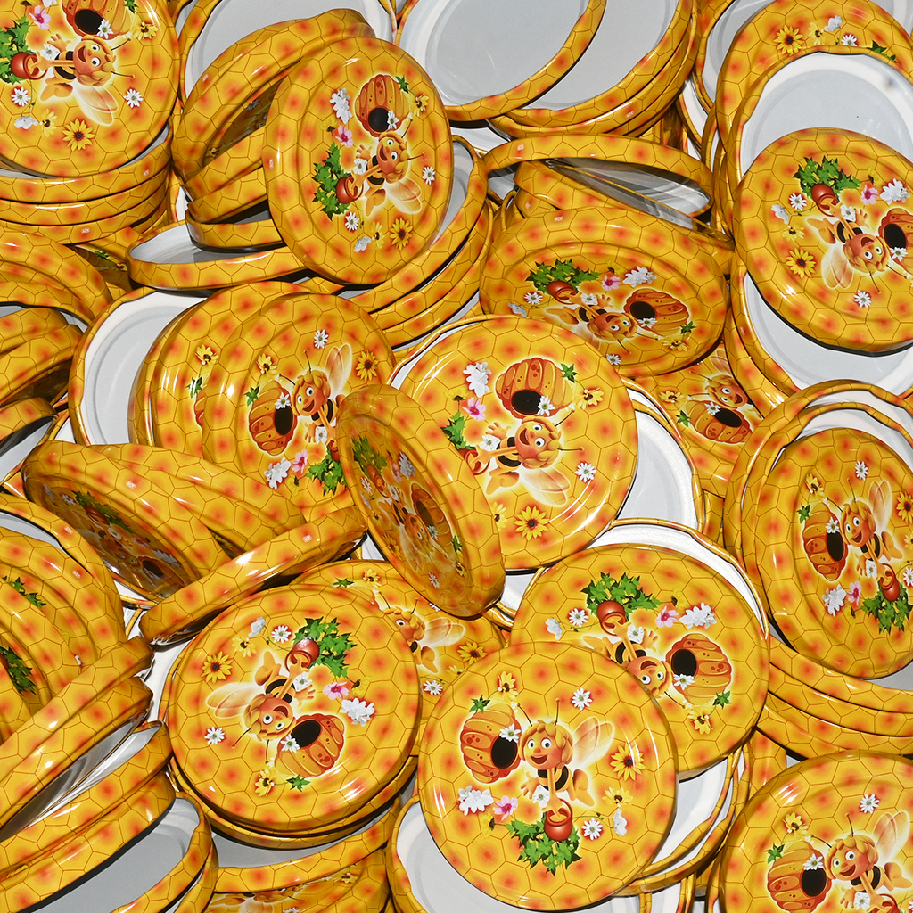 Tapa para frasco TO 82 - abeja Maya - 700 unidades - caja completa - HO10