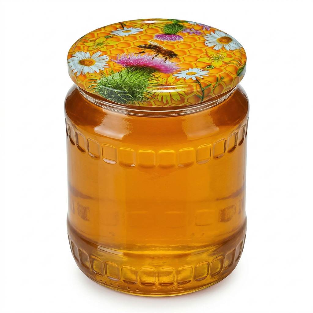 Tapa para frasco TO 82 - abeja y cardo - HO5