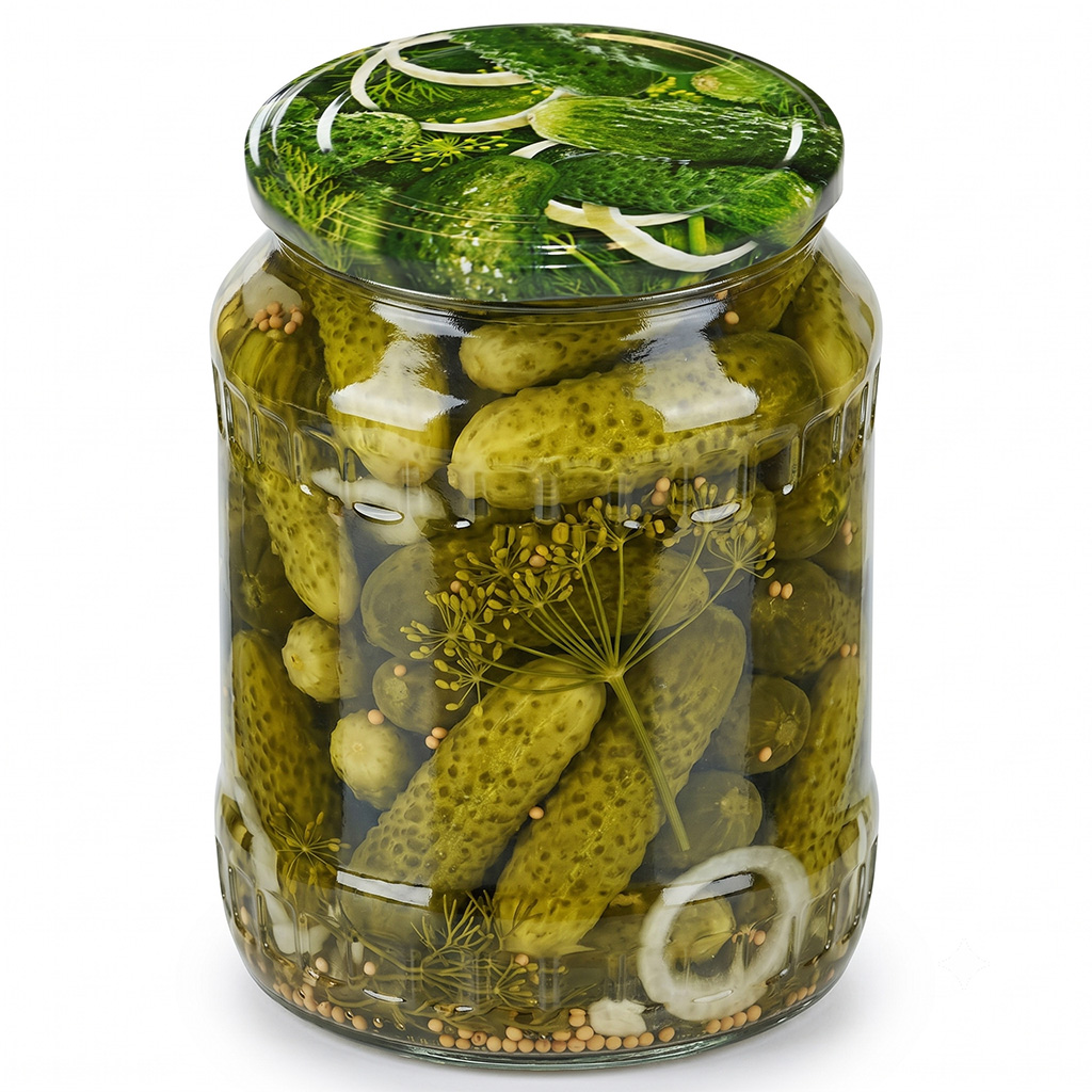 Tapa para conservas para tarro TO 82 - RTS - Pepinos - 700 uds - caja completa