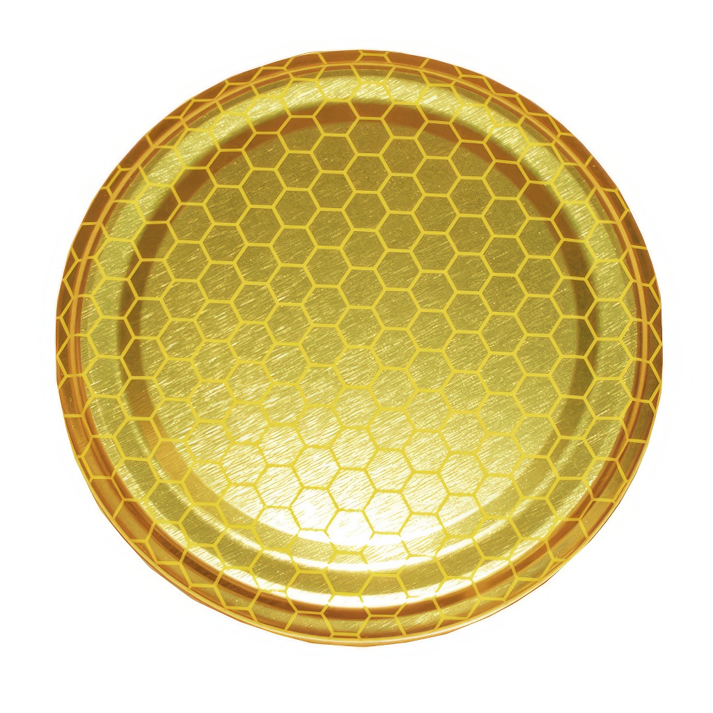 Tapa para tarro TO 82 - dorada - panal