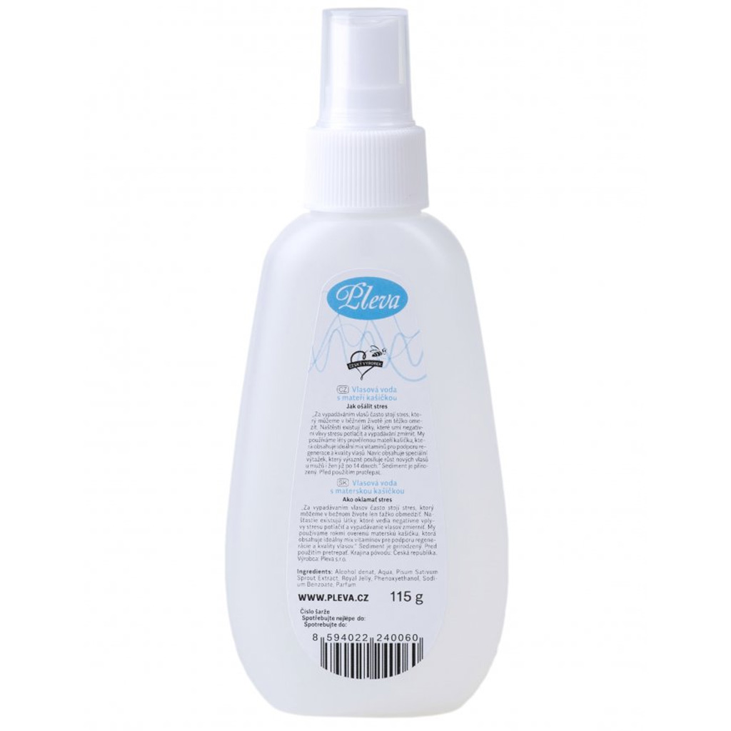 Agua capilar con jalea real Pleva 115 g